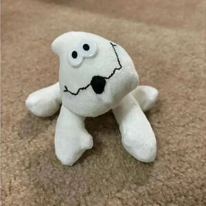 Beanie Baby Dandee Halloween Boo Wide Eyes Ghost crab